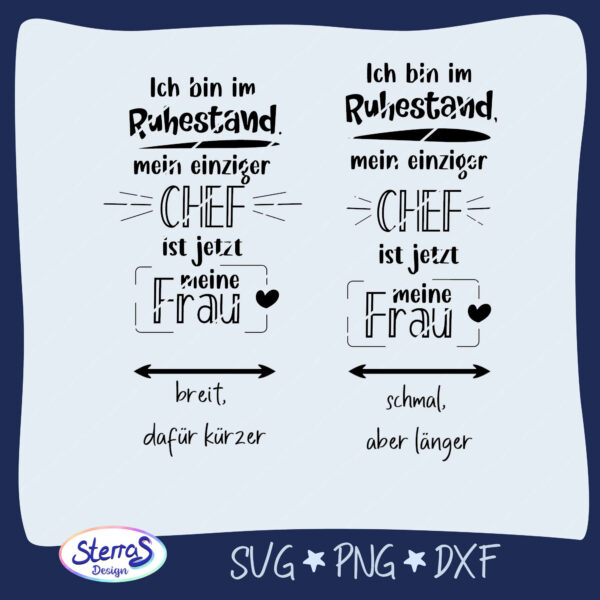 Ruhestand - Mein einziger Chef ist jetzt meine Frau – Bild 2