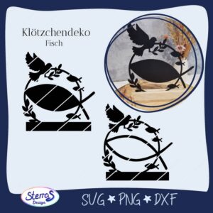 Fisch - Klötzchendeko