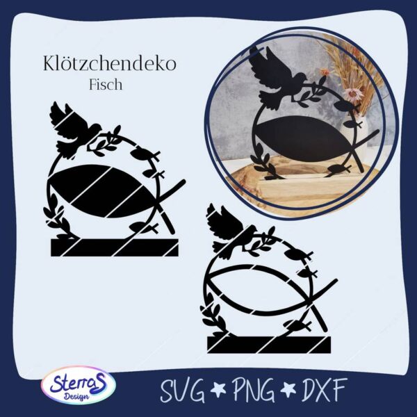 Fisch - Klötzchendeko