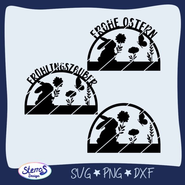 Frohe Ostern / Frühlingszauber - Klötzchendeko – Bild 8