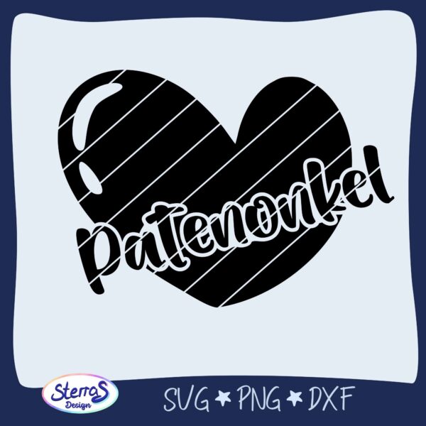 Patentante / Patenonkel Herz 2 – Bild 3