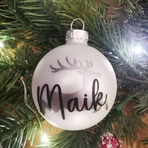 Weihnachtskugel "Rudolph" – Bild 3