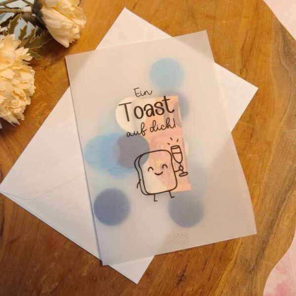 Ein Toast auf dich (Karte) - Druckvorlage – Bild 5