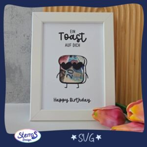 Ein Toast auf dich - Cutout Plotterdatei