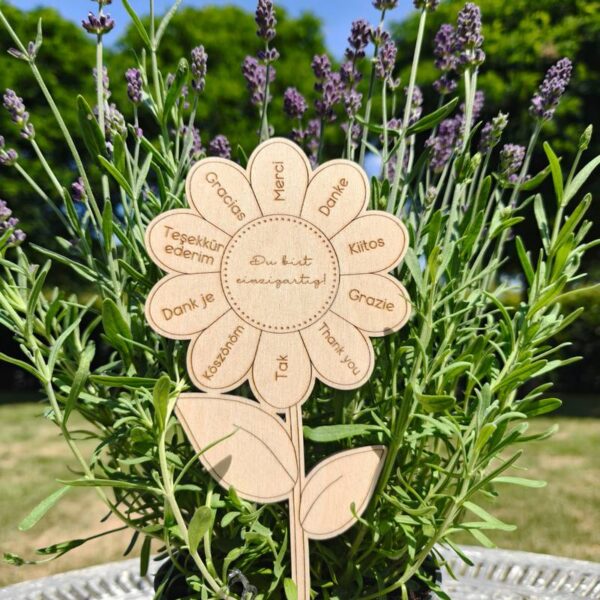 Sonnenblume Danke – Laserdatei mit 9 Varianten – Bild 5