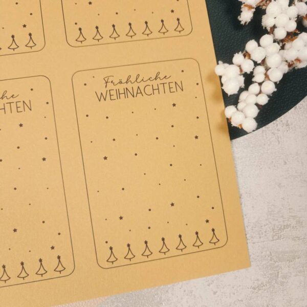 Geschenkkarte - Fröhliche Weihnachten – Bild 6