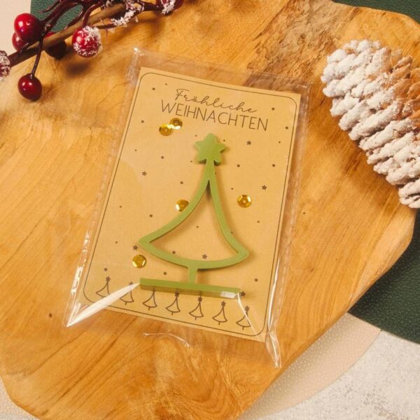 Geschenkkarte - Fröhliche Weihnachten – Bild 3