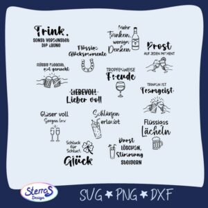 Untersetzersprüche - Durststrecke Deluxe