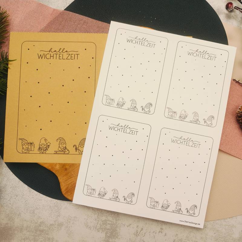 Geschenkkarte - Hallo Wichtelzeit – Bild 3