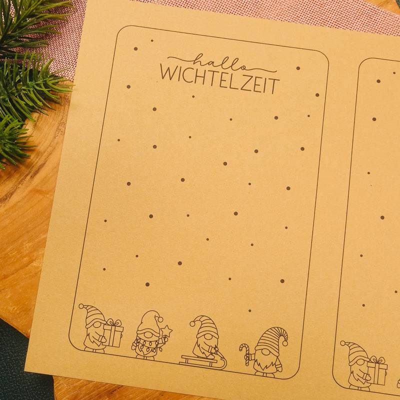 Geschenkkarte - Hallo Wichtelzeit – Bild 8