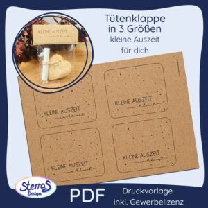 Tütenklappe - kleine Auszeit im Advent