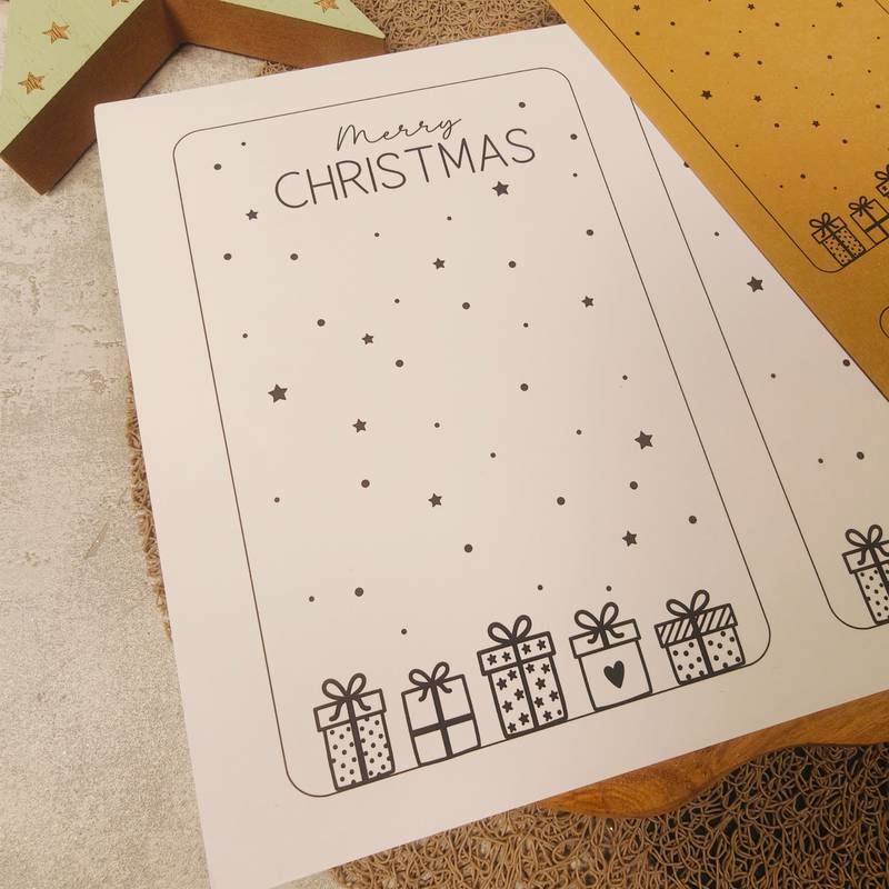 Geschenkkarten Set - ein gesegnetes Weihnachtsfest & Merry Christmas – Bild 3