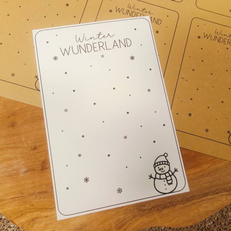 Geschenkkarten Set - kleine Auszeit im Advent & Winter Wunderland – Bild 4