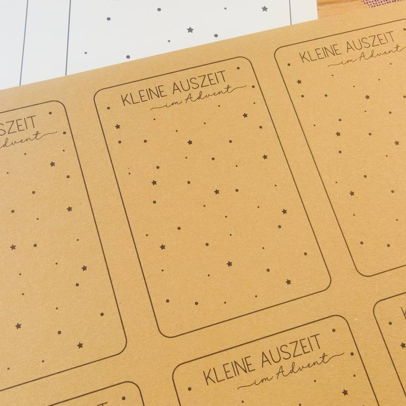 Geschenkkarten Set - kleine Auszeit im Advent & Winter Wunderland – Bild 10