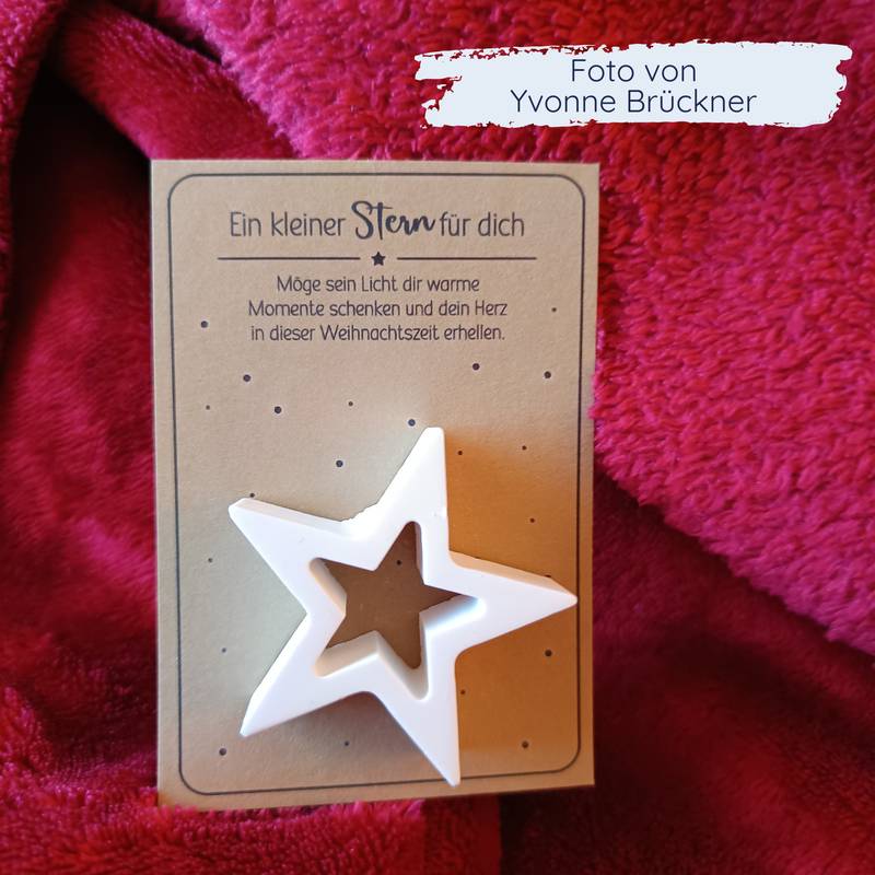 Geschenkkarten Set - "ein kleiner Stern für dich" & "Weihnachten für unterwegs" – Bild 2