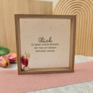 Hintergrund für Klötzchenrahmen - Glück