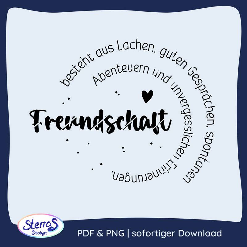 Freundschaft (Kreisdatei) - Laserdatei – Bild 2